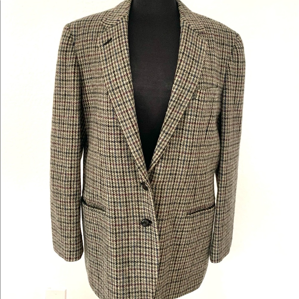 Lauren Ralph Lauren Houndstooth Equestrian Jacket
